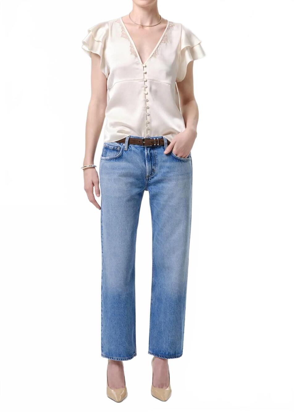 NEW CITIZENS OF HUMANITY faye vintage straight jeans in lolita